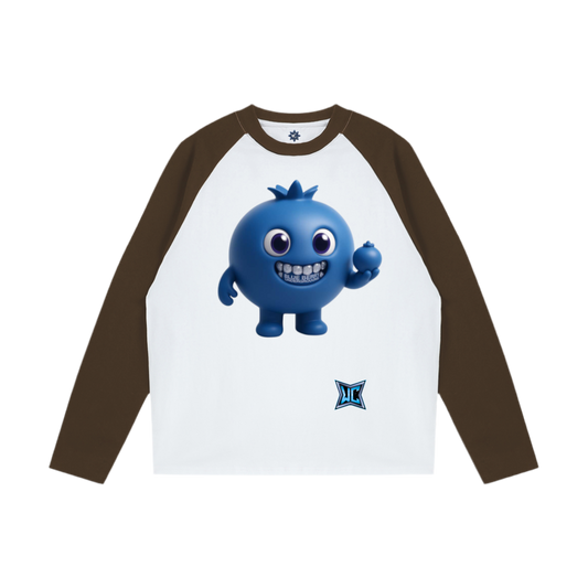 Baseball Blueberry Long-Sleeve