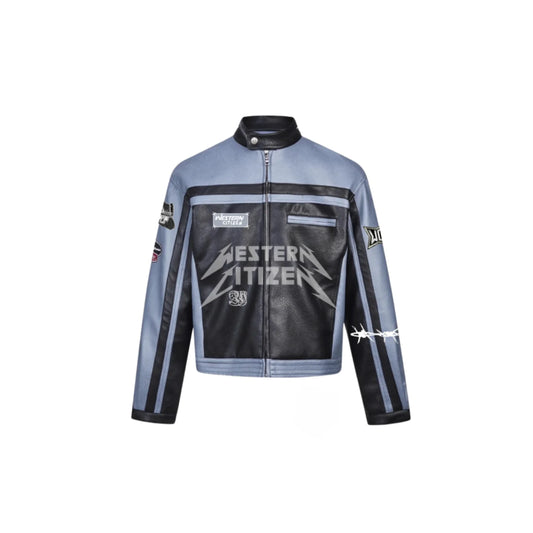 Moto Jacket (Blue)