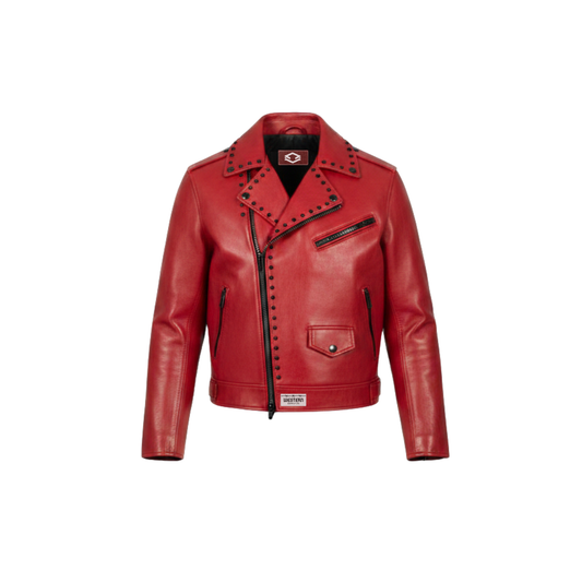 Biker Jacket (Maroon)